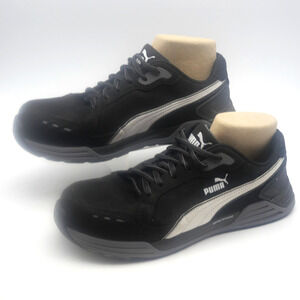 PUMA Safety Men's 8.5 Airtwist Low Composite Toe Work Shoes Black Worn Once!